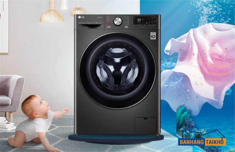 Chức năng khóa trẻ em trên máy giặt sấy LG