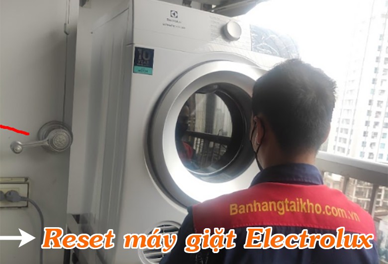 Cách reset máy giặt Electrolux