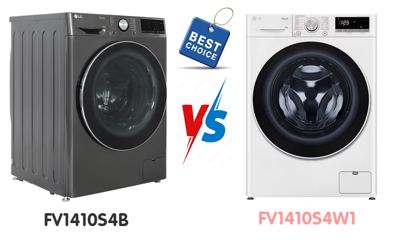 Chọn mua máy giặt LG FV1410S4B hay FV1410S4W1