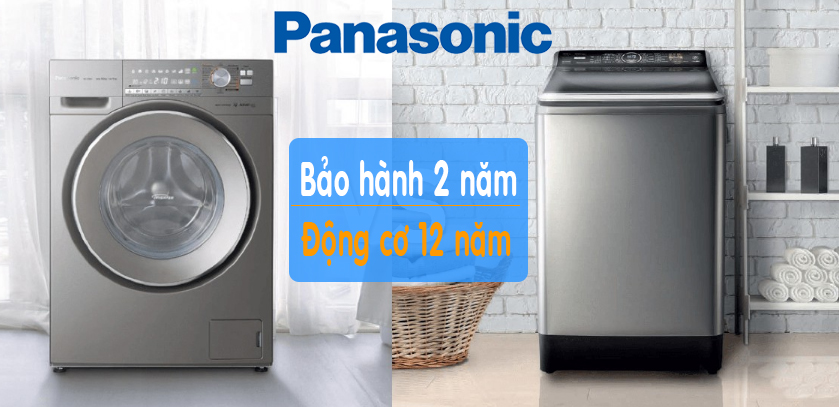 Thời gian bảo hành máy giặt Panasonic 2 năm