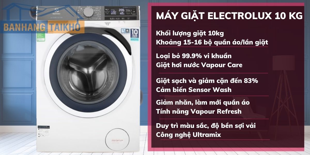  máy giặt Electrolux 10kg 1