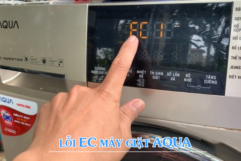 Lỗi EC máy giặt Aqua