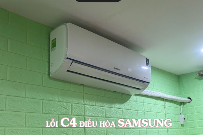 Điều hòa - Máy lạnh Samsung báo lỗi C4
