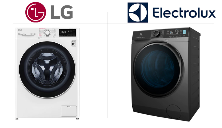 So sánh máy giặt LG và Electrolux hãng nào tốt hơn