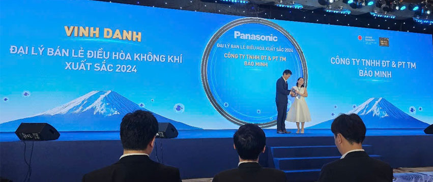 Panasonic vinh Danh Bảo Minh - Đại lý bán hàng xuất sắc