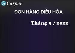 [Casper thông báo] Gói hàng hội nghị điều hòa tháng 9/2022