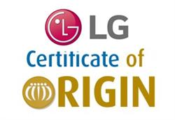 Chứng nhận xuất xứ (C/O) máy điều hòa tủ đứng LG chính hãng