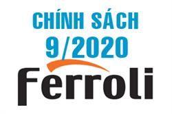 Chương trình bình nóng lạnh Ferroli Tháng 9/2020 [Miền Bắc]