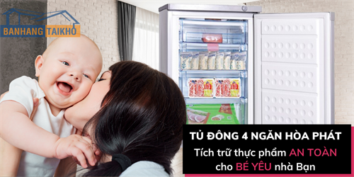 Tủ đông hòa phát 4 ngăn chất lượng, giá rẻ nhất