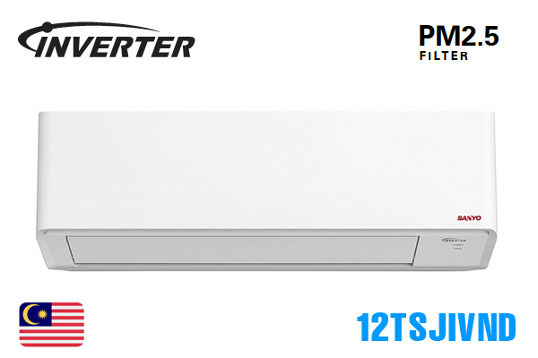 Điều hòa Sanyo 12000 BTU 1 chiều inverter 12TSJIVND chính hãng