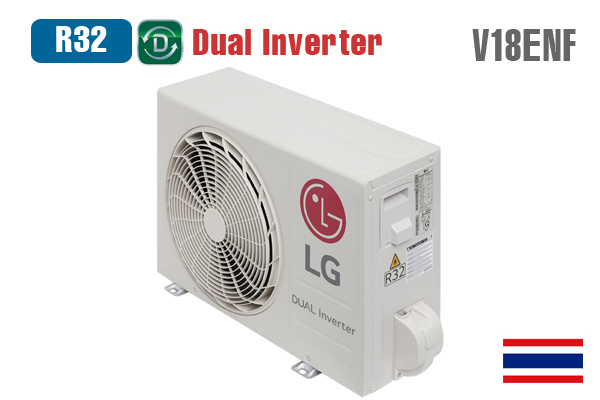 LG V18ENF, Điều hòa LG 1 chiều 18000BTU inverter gas R32