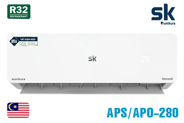 Sumikura APS/APO-280, Điều hòa Sumikura 28000BTU 1 chiều