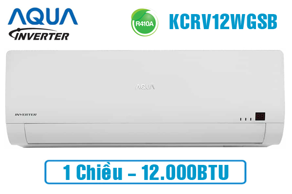 AQUA AQA-KCRV12WGSB, Điều hòa AQUA 12000BTU inverter 1 chiều