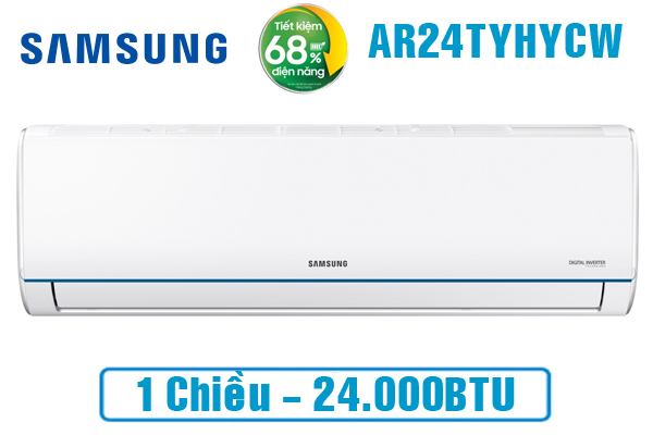 Samsung AR24TYHYCWKNSV, Điều hòa Samsung 24000BTU 1 chiều