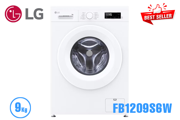 LG FB1209S6W, Máy giặt LG 9kg cửa ngang