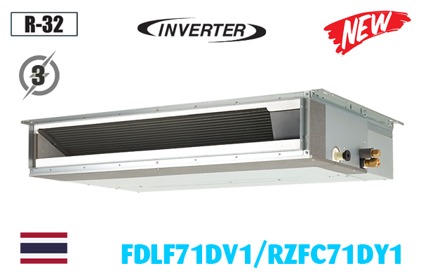 Điều hòa Daikin FDLF71DV1/RZFC71DY1 nối ống gió 24.200BTU inverter