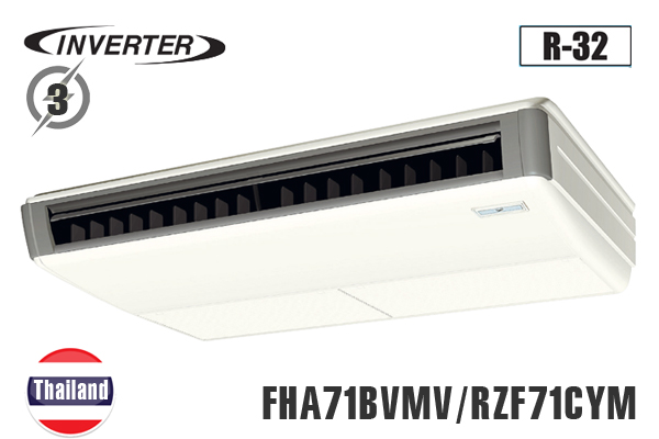 FHA71BVMV/RZF71CYM, Điều hòa áp trần Daikin 24000BTU inverter 3 Pha