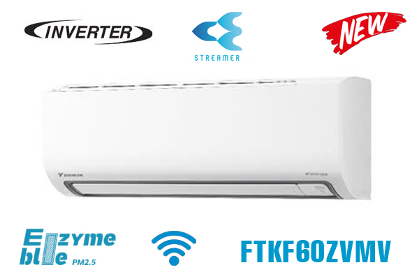 Điều hòa Daikin 1 chiều 20.500BTU inverter FTKF60ZVMV