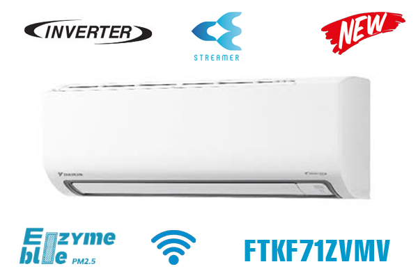 Điều hòa Daikin 24000BTU FTKF71ZVMV inverter 1 chiều Wifi 2025