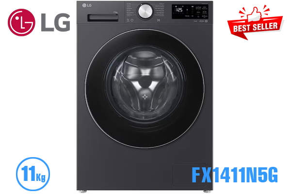Máy giặt LG 11kg inverter FX1411N5G [Model 2025, Giá buôn rẻ nhất]