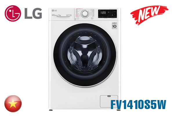 FV1410S5W, Máy giặt LG cửa ngang 10kg inverter [màu trắng]