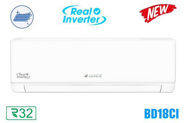 Gree BD18CI, Điều hòa Gree 18000BTU 1 chiều inverter giá Tốt 2025