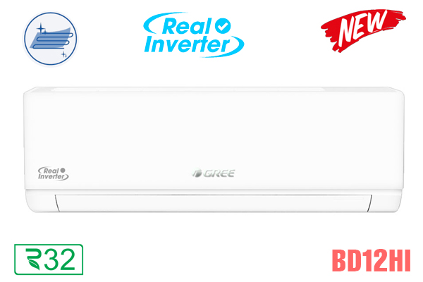 BD12HI, Điều hòa Gree 12000BTU 2 chiều inverter chính hãng