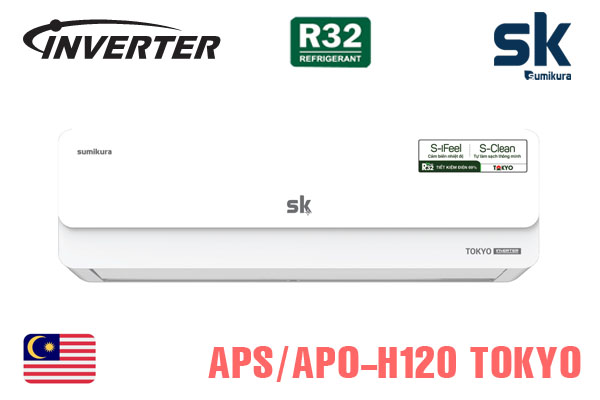 APS/APO-H120TOKYO, Điều hòa Sumikura 12000BTU 2 chiều Inverter 