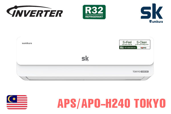 APS/APO-H240 TOKYO, Điều hòa Sumikura 24000BTU 2 chiều Inverter 