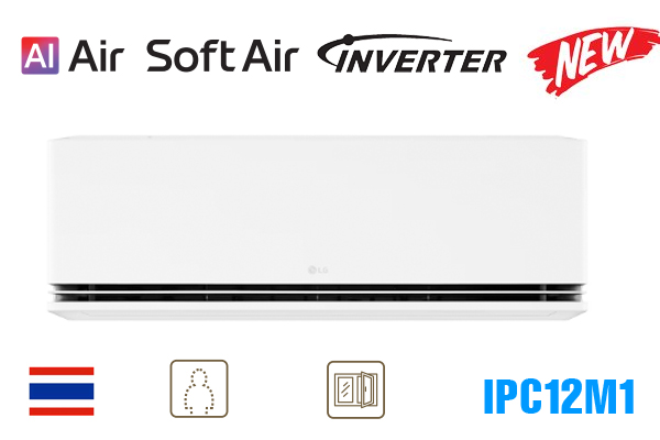 Điều hòa LG 12000BTU 1 chiều inverter AI Air IPC12M1