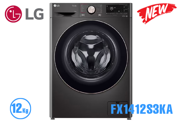 Máy giặt LG FX1412S3KA 12kg cửa ngang inverter [Màu ghi Xám]