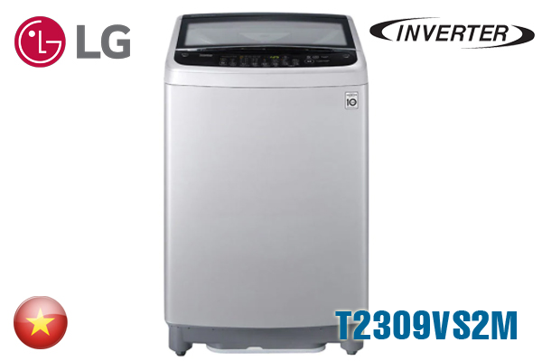 Máy giặt LG T2309VS2M 9Kg cửa trên màu bạc [Giá rẻ 2021]