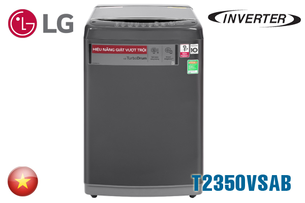 Máy giặt LG T2350VSAB cửa trên 10.5Kg màu đen [Giá rẻ nhất]