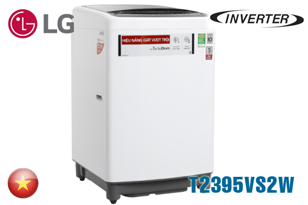 Máy giặt LG 9.5Kg cửa trên T2395VS2W [Màu trắng] Giá rẻ nhất