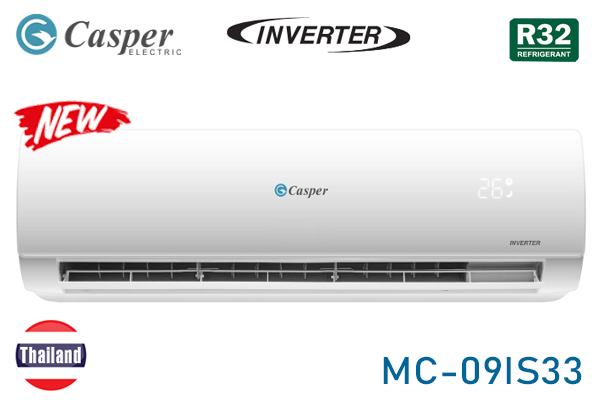 Điều hòa Casper MC-09IS33 9000 BTU 1 chiều inverter gas R32
