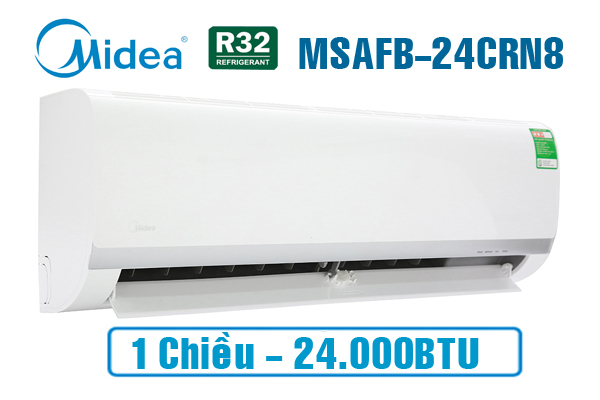 Midea MSAFII-24CRN8, Điều hòa Midea 1 chiều 24000BTU gas R32
