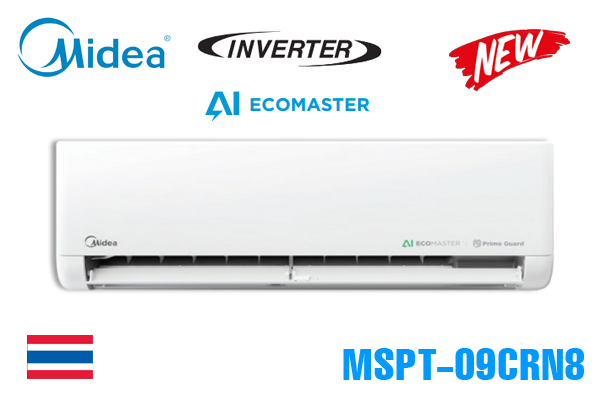 Midea MSPT-10CRFN8, Điều hòa Midea 9000BTU 1 chiều inverter gas R32