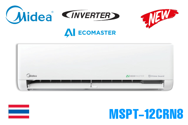 Midea MSPT-13CRFN8, Điều hòa Midea 12000BTU 1 chiều inverter gas R32