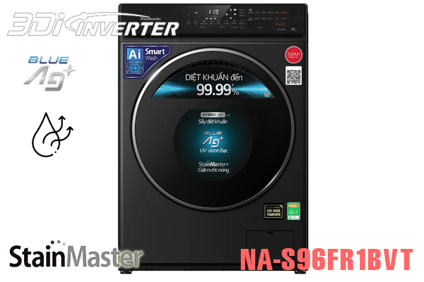 Máy giặt sấy Panasonic NA-S96FR1BVT Giá rẻ nhất, Giao lắp chuẩn