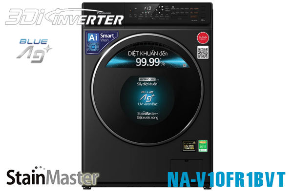 Máy giặt Panasonic NA-V10FR1BVT 10kg cửa ngang Giá tốt nhất 2023
