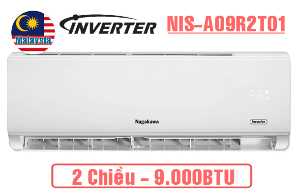 Nagakawa NIS-A09R2T01, Điều hòa Nagakawa 9000BTU 2 chiều inverter