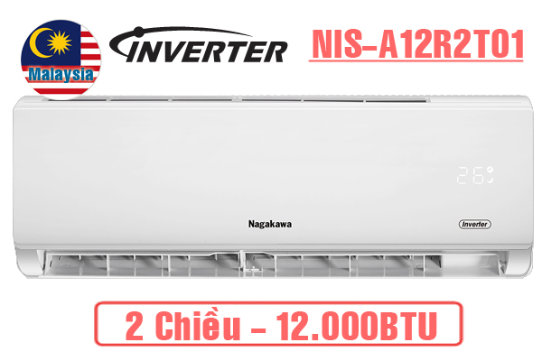 Nagakawa NIS-A12R2T01, Điều hòa Nagakawa 12000BTU 2 chiều inverter