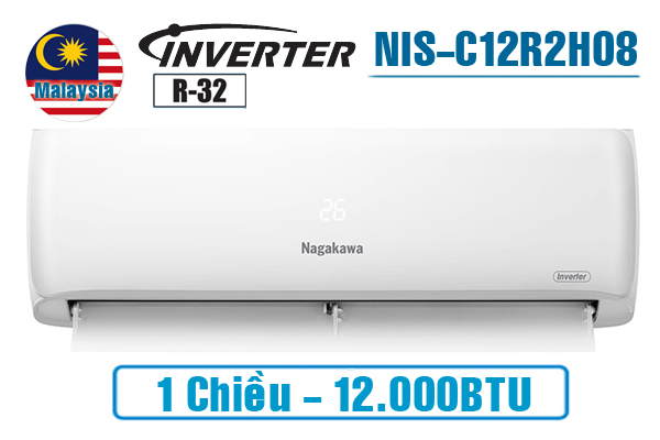 NIS-C12R2H08, Điều hòa Nagakawa 12000BTU 1 chiều inverter