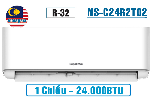 NIS-C24R2T30, Điều hòa Nagakawa 24000BTU 1 chiều gas R32