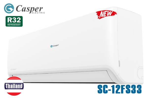 Điều hòa Casper SC-12FS33 12000 BTU 1 chiều gas R32 model 2022
