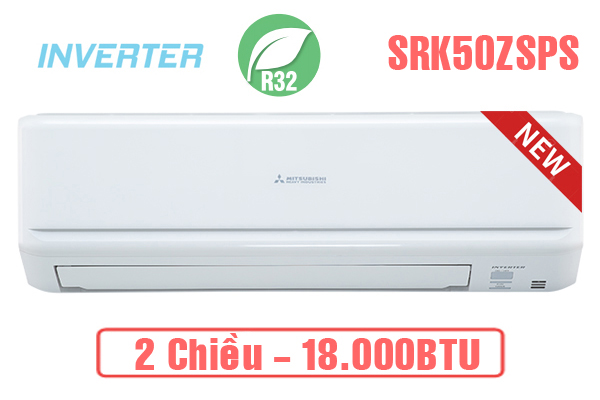 Điều hòa Mitsubishi Heavy SRK50ZSPS-W5 18000BTU 2 chiều inverter