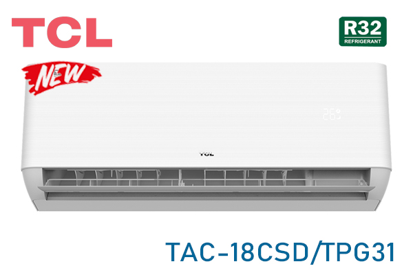 Điều hòa TCL 18000 BTU 1 chiều TAC-18CSD/TPG31 gas R32