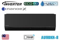 Điều hòa Panasonic 1 chiều inverter 9000BTU màu đen AU9BKH-8