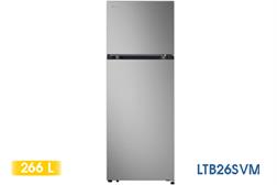 Tủ lạnh LG inverter 266 lít màu bạc LTB26SVM