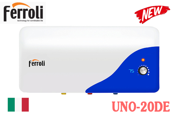 Bình nóng lạnh Ferroli 20l UNO-20DE [Model 2022]